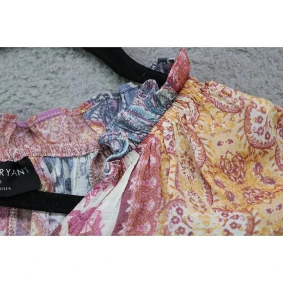 Lane Bryant Semi Sheer Long Puff Sleeve Top-Size 18/20-Button Down-Hi-Lo - Picture 6 of 9